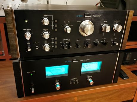 Sansui CA-2000 + BA-2000 vintage προ + τελικός