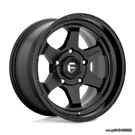 Fuel 1PC D664 Shok Matt Black 18x9 4X4