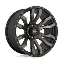 Fuel 1PC D674 Blitz Matt Black Double Dark Tint 20x9 4X4