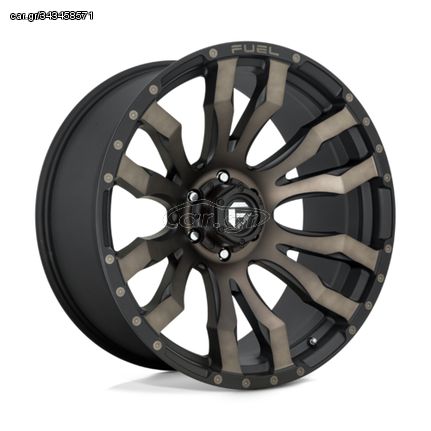 Fuel 1PC D674 Blitz Matt Black Double Dark Tint 20x9 4X4