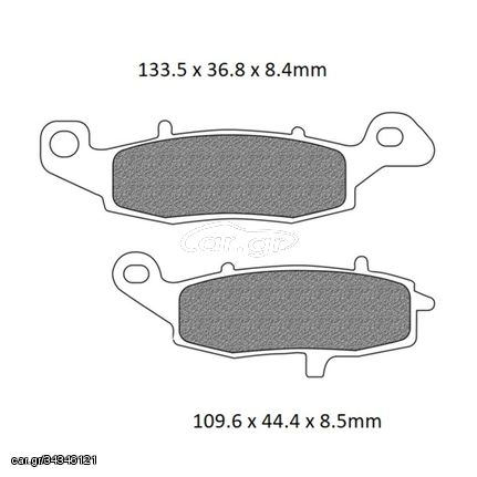 Τακάκια Σετ ARTRAX Για KAWASAKI KLR 650cc (KL650C) 1994 1995 1996 1997 1998 1999 2000 2001 2002 2003 2004