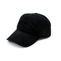 Strapback Cap Washed Denim Black  - 15166-BLK