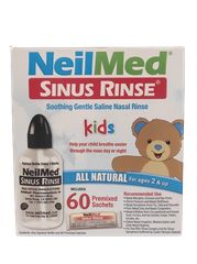 NeilMed Sinus Rinse Σύστημα Ρινικών Πλύσεων Για Παιδιά Συσκευή & 60φακελάκια