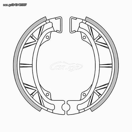 Σιαγώνες Σετ ASPIRA Για HONDA C50Z 50cc 6v 1975 1976 1977 1978 1979 1980 1981