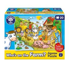 Orchard Toys Who'S On The Farm Puzzle Ηλικίες 3+ ετών