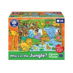Orchard Toys "Ποιος είναι στη ζούγκλα;" (Who's in the Jungle ) Jigsaw Puzzle Ηλικίες 3+ ετών