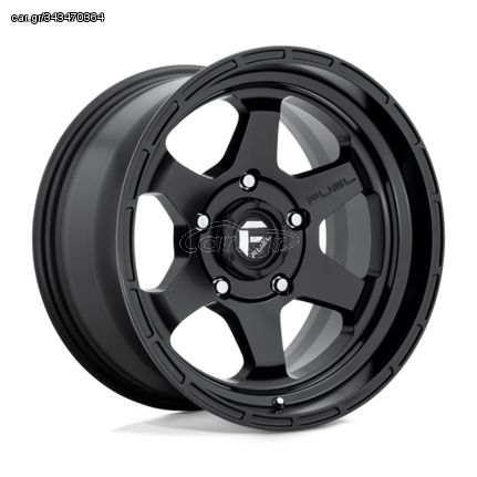 Fuel 1PC D664 Shok Matt Black 17x9 4X4