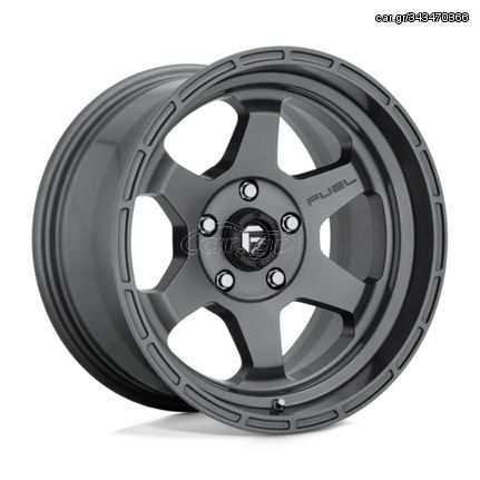 Fuel 1PC D665 Shok Matt Anthracite 18x9 4X4