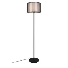 Φωτιστικό Δαπέδου Trio Lighting Burton 411400132 Μαύρο - Λευκό