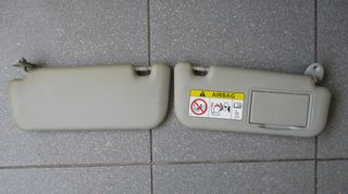Σκιάδια οδηγού - συνοδηγού από Toyota Yaris III 2012-2017