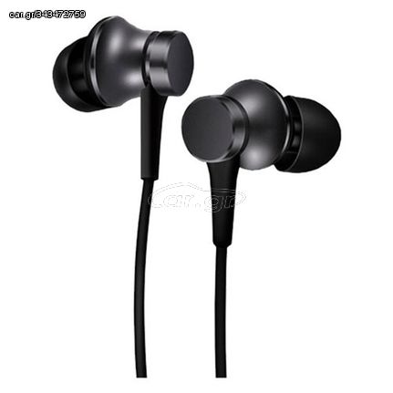 Xiaomi Mi Piston Basic Edition In-ear Handsfree με Βύσμα 3.5mm Μαύρο (ZBW4354TY)