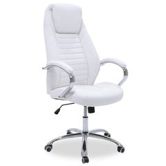 Καρέκλα Γραφείου Διευθυντή Sonar Με Λευκό PU Pako