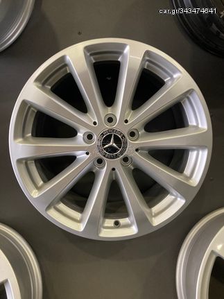 ZANTEΣ ΣΕΤ(4) MERCEDES ORIGINAL, 7,5X17, OFFSET 40, KAΡΕ 5Χ112, σε καινουργη κατασταση.