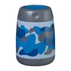 Ανοιξείδωτος Θερμός Φαγητού Insulated Food Jar Mini 210ml Blue Camo B.Box BB400305