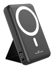 Powertech PT-1136 Μαύρο MagSafe Power Bank 10000mAh 22.5W με Θύρα USB-A και Θύρα USB-C*