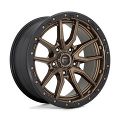 Fuel 1PC D681 Rebel Matt Bronze Black Bead Ring 17x9 4X4