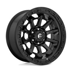 Fuel 1PC D694 Covert Matt Black 17x9 4X4