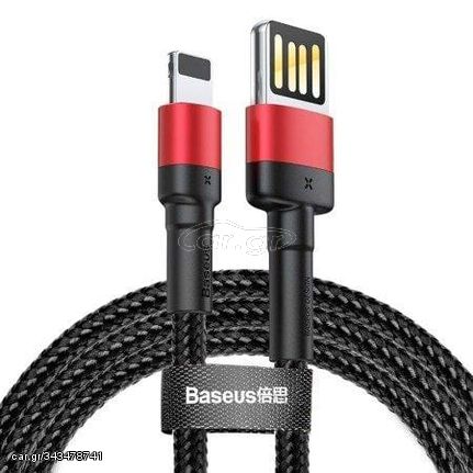 Baseus Cafule Cable (Special Edition) USB - Lightning 2.4A 1m Red / Black (CALKLF-G91)