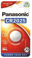 Panasonic Lithium Coin CR2025 (CR-2025EL/1B)