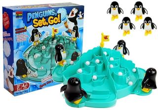 Penguin Football Kick the Ball Iceberg
