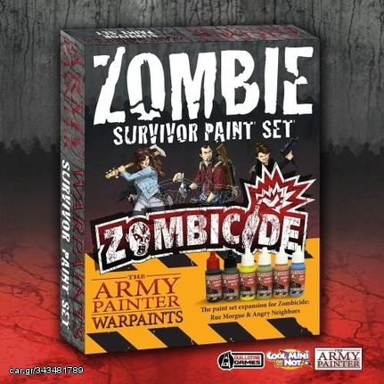 The Army Painter Warpaints: Zombicide Survivor Paint Set