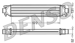 Ψυγείο Intercooler FIAT PUNTO Hatchback / 3dr 2012 - 1.6 Essence SP 16V Flex  ( 310 A5.011  ) (117 hp ) Βενζίνη/αιθανόλη #290106220