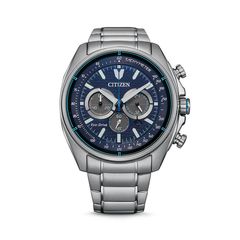 Citizen Eco Drive, Men's Chronograph Watch, Silver Stainless Steel Bracelet CA4560-81L