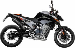 Κωδ.295268 Leovince τελικό εξάτμισης Carbon LV One Evo Round Slash-Cut 14254E για KTM DUKE 890 ABS 21-23 τηλ.215-215-8211