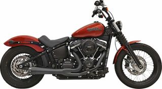 Κωδ.295438 Bassani ολόσωμη εξάτμιση Road Rage III Megaphone Billet 1S72RBE για Harley Davidson FXFBS 1868 ABS 18-23 τηλ.215-215-8211