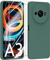Xiaomi Redmi A3 2024 - Back Cover Σιλικόνης Πράσινο oem