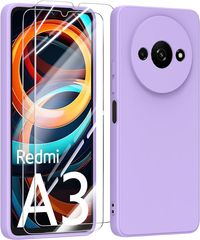 Xiaomi Redmi A3 2024 - Back Cover Σιλικόνης Μωβ oem