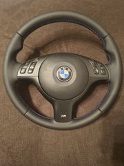 Τιμόνι E46 Μ με ραφές Μ.