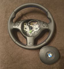 Τιμόνι E46 Μ με ραφές Μ.-thumb-1