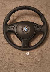 Τιμόνι E46 E92 E90 E87 Μ  με ραφές Μ.