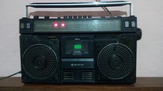 Sanyo M 4100 Ghetto Blaster Stereo Boombox (Made in Japan)