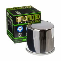 HIFLOFILTRO φίλτρο λαδιού HF204C χρώμιο για HONDA GL 1800 ABS 01-20 / KAWASAKI KVF 750 I 4X4 05-21 Κωδ.263698-τηλ.210.8000616
