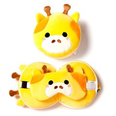 Resteazzz Giraffe travel pillow eye mask