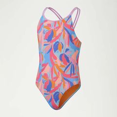 Speedo Girl's Printed Twinstrap Swimsuit Πολύχρωμο 800313616773 (Speedo)
