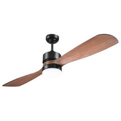 EUROLAMP 300-25004 Καφέ Ανεμιστήρας Οροφής 132cm με Φως και Τηλεχειριστήριο