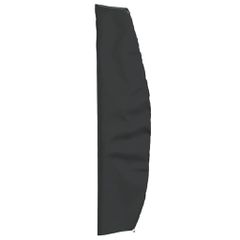 vidaXL Κάλυμμα Ομπρέλας Κήπου Μαύρο 265x50/70/40 εκ. 420D Oxford