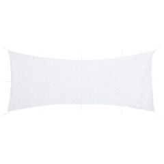 vidaXL Δίχτυ Σκίασης Παραλλαγής Λευκό 844x429 εκ. με Σάκο Αποθήκευσης