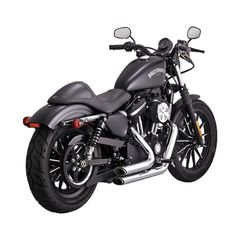 Vance & Hines Εξάτμιση για Harley-Davidson Sportster (XL) 14-22 σε χρώμιο, Shortshots staggered PCX exhaust. Chrome
