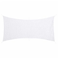 vidaXL Δίχτυ Σκίασης Παραλλαγής Λευκό 410x285 εκ. με Σάκο Αποθήκευσης