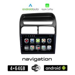 FIAT GRANDE PUNTO (2009 - 2015) Android οθόνη αυτοκίνητου 4GB + 64GB με GPS WI-FI (ηχοσύστημα αφής 9" ιντσών OEM Android Auto Apple Carplay Youtube Playstore MP3 USB Radio Bluetooth Mirrorlink εργοστα