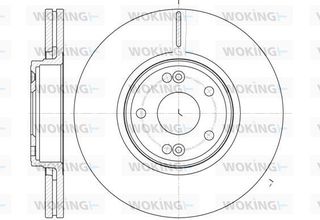 ΔΙΣΚΟΠΛΑΚΑ RENAULT LAGUNA II ΕΜΠΡΟΣ 300 MM - D661210