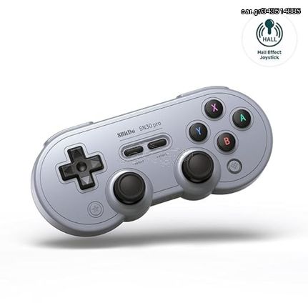 8Bitdo SN30 Pro Gray Edition Bluetooth Gamepad (Hall Effect)