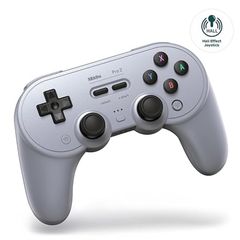 8Bitdo Pro 2 Gamepad Hall Effect Version - Bluetooth and Type C - Nintendo Switch/PC/MAC/Android/Raspberry Gray