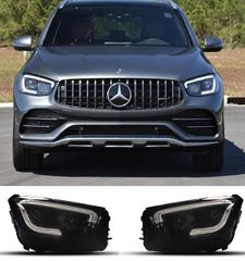 ΦΑΝΑΡΙΑ ΕΜΠΡΟΣ Headlights Full LED DRL Mercedes-Benz GLC C253/X253 Upgrade Σε Facelift Look 20210-2021 