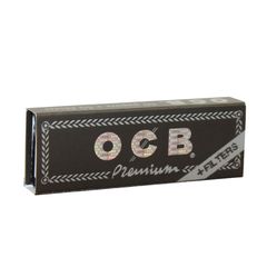 ΤΣΙΓΑΡΟΧΑΡΤΟ OCB ΜΑΥΡΟ 1, 1/4 + ΤΖΙΒΑΝΕΣ