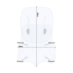 Ζελατίνα AF8203_V85 TT2019 Moto Guzzi GIVI